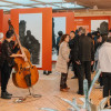 Foto de una exposición musical en un teatro en Bogotá.