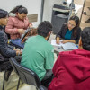 Foto de un grupo de emprendedores y comerciantes en una jornada de capacitación en Bogotá.