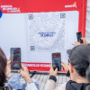 Foto de una feria de empleo en Bogotá.