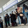 Foto de una feria de empleo en la sede de la Agencia Distrital de Empleo de Bogotá.