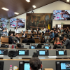 Foto del Consejo de Bogotá en un debate 