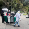 Foto de una manifestación en Bogotá 