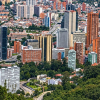 Foto panorámica de Bogotá.