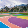 Cancha en el parque San Cristóbal