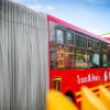 Foto de un bus de TransMilenio