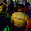Foto de funcionarios del distrito en operativo de seguridad