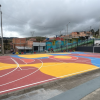 Foto de una cancha de fútbol en Bogotá