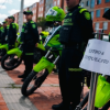 Foto de policía de Tunjuelito con uevas motos 