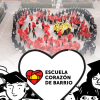 Foto que muestra un corazón y el texto escuela corazón de barrio