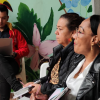 Foto de ciudadanos de la localidad de La Candelaria 