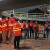 Foto de funcionarios del Distrito en un operativo de limpieza 