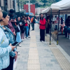 Foto de una feria de empleo en Bogotá