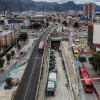 Foto de obras de la avenida 68