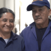 Foto que muestra un hombre junto a una mujer sonriendo 