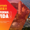 Pieza gráfica promocional de la Lotería de Bogotá con fondo verde y elementos gráficos alusivos al juego de azar. En la imagen se lee el mensaje: “Juega la Lotería de Bogotá y transforma tu vida”