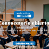 Imagen gráfica con el texto: convocatoria abierta temática libre 