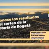 Banner promocional de la Lotería de Bogotá con el mensaje “Conoce los resultados del sorteo de la Lotería de Bogotá”