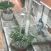 Imágenes registradas por una cámara de seguridad del sector, monitoreada desde el C4.