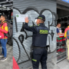 Foto de operativo en Barrios Unidos. 