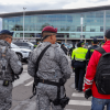 Entidades del Distrito durante operativo en parqueaderos del aeropuerto El Dorado.