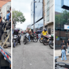 Operativo contra malparqueados en la calle 72 en Bogotá.