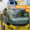 Foto de un bus de TransMilenio