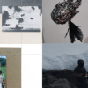 Imagen de fotografías de familiares ,lugares y objetos de la exposición del XVI Salón de Arte Joven
