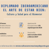 Imagen del cartel promocional del diplomado de fondo rosado.