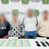 Cuatro capturados por extorsión.
