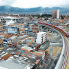 Foto del viaducto del Metro 
