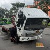Foto de un accidente de tránsito presentado en Bogotá