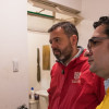 Foto del alcalde Carlos Fernando Galán junto al secretario de Integración Social saliente, Roberto Angulo.