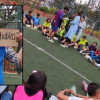 Foto de un grupo de jóvenes en un parque en procesos de diálogo sobre prevención de violencias de género en Bogotá.