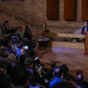 Foto de la participación del alcalde Carlos Fernando Galán durante la apertura del Seminario Internacional 'Cultura, cognición y cambio social'.