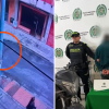 CCTV y evidencia policial de motocicleta recuperada