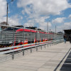 Foto de la estación de TransMilenio Biblioteca Tintal en Bogotá.