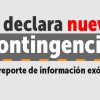 Pieza publicitaria sobre la declaratoria de contingencia