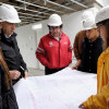 Secretario Distrital de Integración Social verificando el avance las obras del Multiservicios de Bosa
