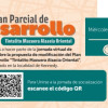 Pieza gráfica de invitación al encuentro de socialización Plan Parcial intalito Mazuera Alsacia en Bogotá.