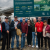 Foto de pensionados en las obras del Metro de Bogotá