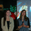 Foto de Carolina Deik junto a Andrea Bornacelli, durante el anuncio de la alianza con Misión Nutrición.