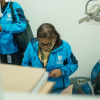 Foto de una funcionaria del sector salud 