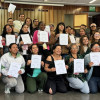 Fotografía del grupo de emprendedoras y emprendedores que recibieron la mentoría y participarán en el festival