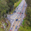 Foto de un tramo de la carrera Séptima en Bogotá