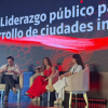 Fotografía de la consejera TIC en intervención en el evento Claro Tech Summit 2026