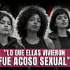 Pieza gráfica de la Secretaría de Seguridad que dice: "Lo que ellas vivieron fue acoso sexual".