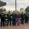 Foto de policía de Tunjuelito en una estación 