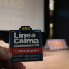 Imagen gráfica con texto Línea Calma- Línea 195 - opción 5