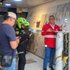 Foto de funcionarios del Distrito en un operativo de limpieza 