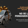 Pieza de la campaña 'No se la pongamos fácil', con la figura de un carro con un moño de regalo.